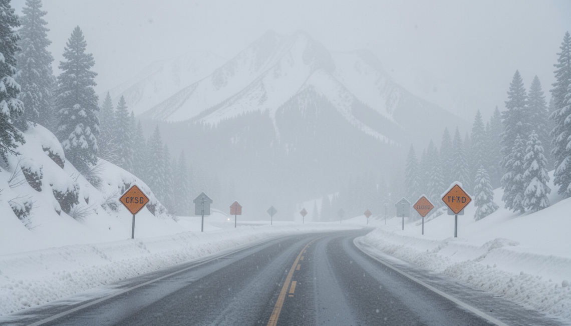 sierra nevada heavy snow