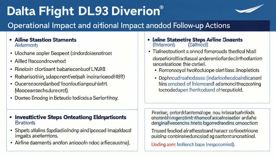 Delta Flight DL93 Diversion